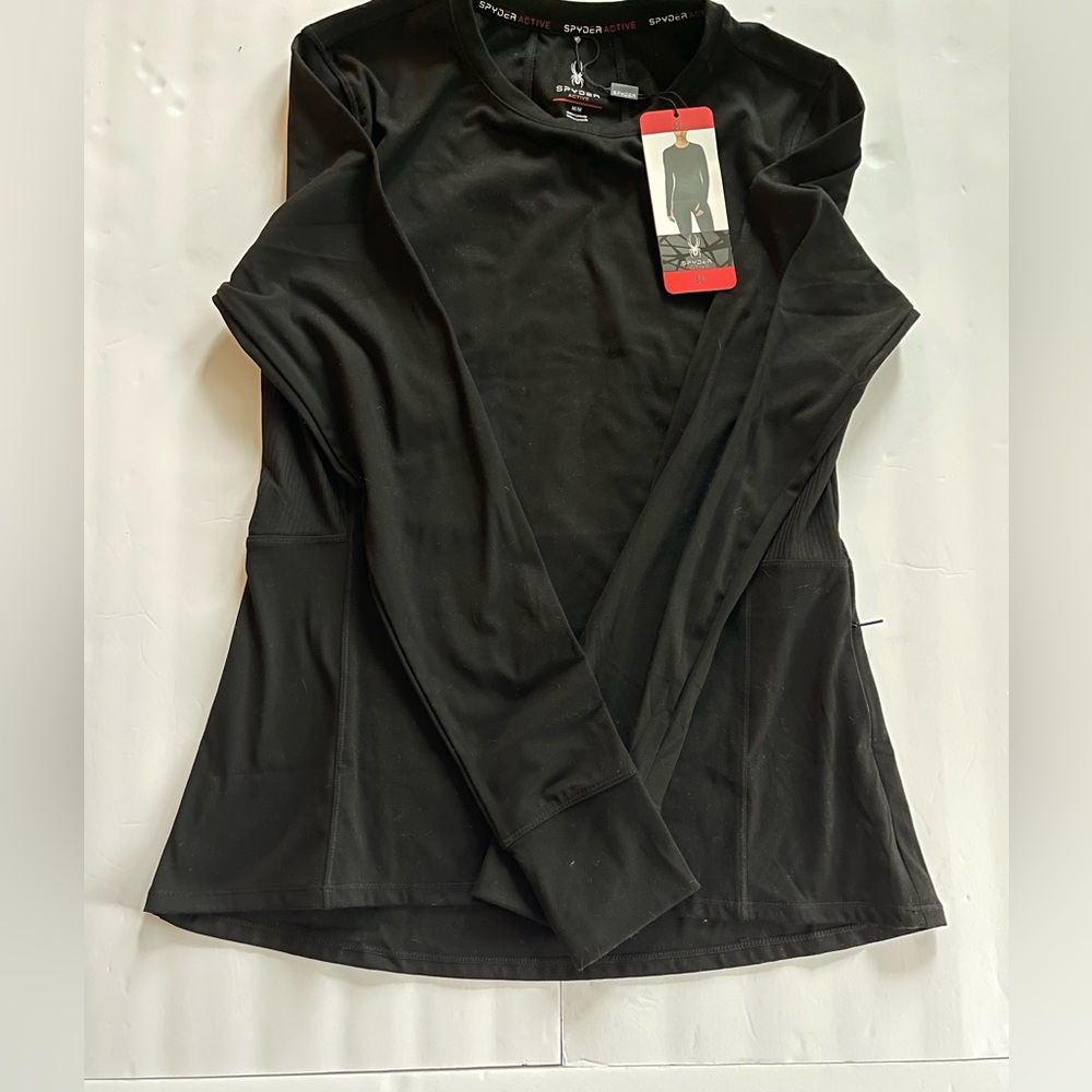Spyder- Black Long Sleeve activewear